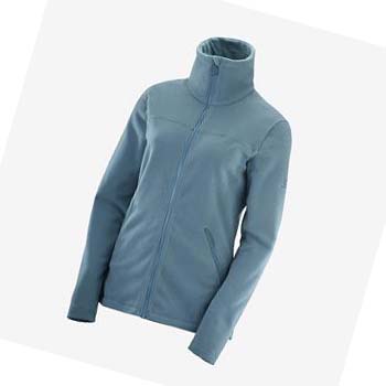 Sudadera Con Capucha Salomon ESSENTIAL COSY FLEECE Mujer Azules | MX 2514HAP